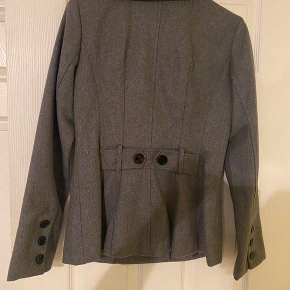 Guess gray pea coat. - Picture 2 of 4